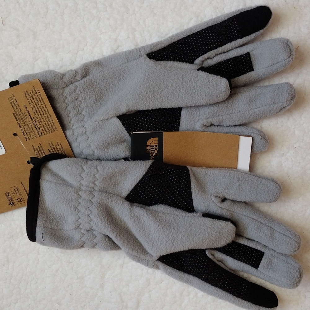 The North Face Women's Osito Etip Gloves Women's XL Misty Sage Fleece Gloves - Picture 6 of 7